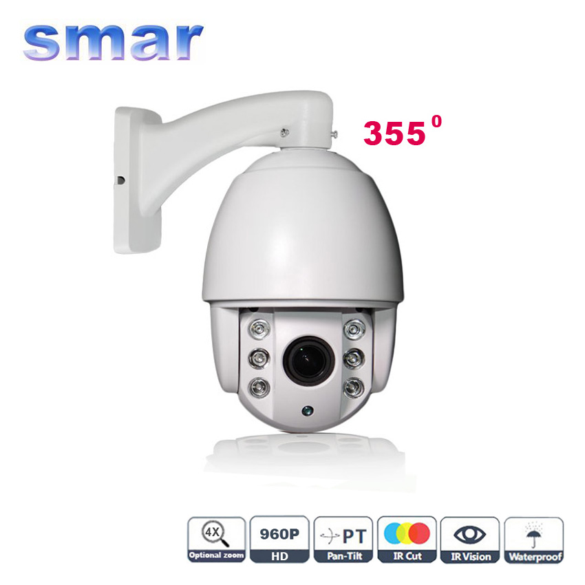 960P Mini PTZ IP Camera Outdoor 4X Zoom 1.3MP HD Network IP CCTV Speed Dome Camera With IR-CUT Support Onvif P2P Mobile Monitor 960P Mini PTZ IP Camera Outdoor 4X Zoom 1.3MP HD Network IP CCTV Speed Dome Camera With IR-CUT Support Onvif P2P Mobile Monitor