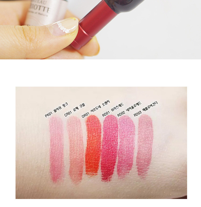 Korean Brand Labiotte Wine Red Shape Lip Tint For Women Batom Makeup