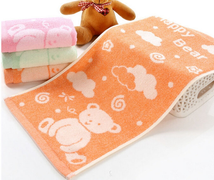 3pcslot 2550cm Baby Face Towel Kids Children Baby Bath Towel Toalha De Banho Cute Cartoon Towel Set Bathroom Product Girls Boy (5)