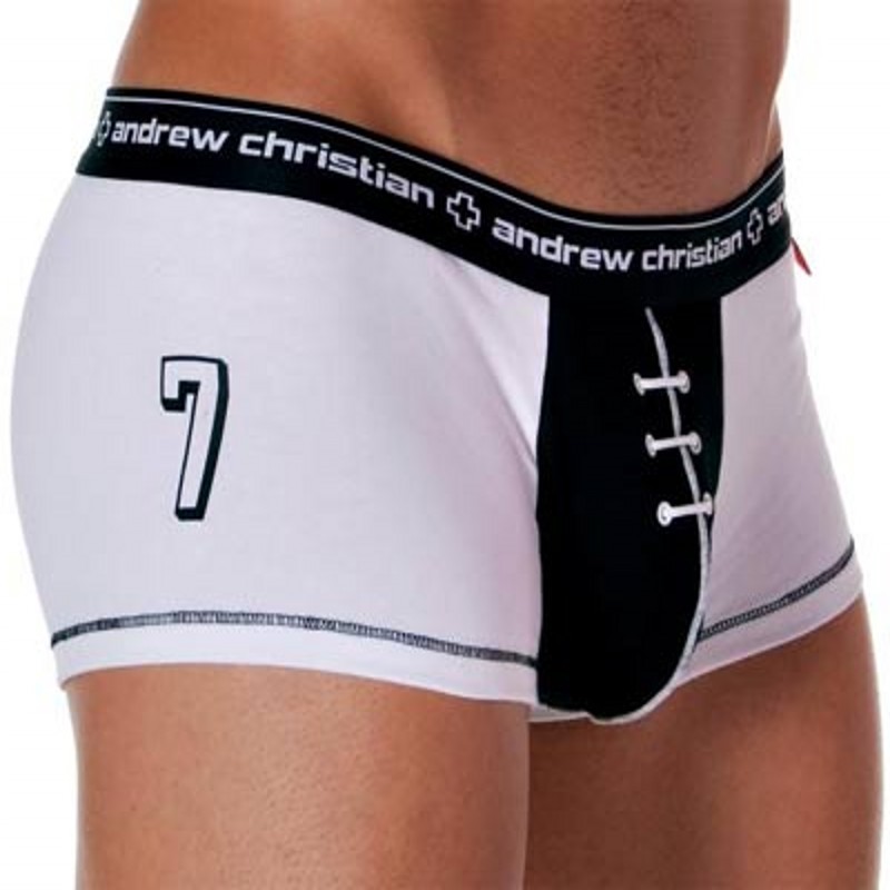 High Quality!New Andrew Christian Red, black, blue Men\'s Underwear trophy boy Fashion male models Boxers AC01 01