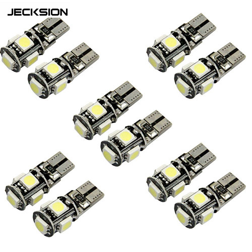 Jecksion 10  Canbus    T10 5-SMD 5050 W5W 194 16      