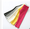 2015 winter New Korean type children solid color velvet Joker stretch skinny leggings girl s slim