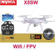 100% Original SYMA X5SW WIFI RC Drone fpv Quadcopter with HD Camera 2.4G 6-Axis Real Time quadcopter Toys (In stock)