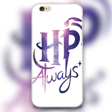 Harry Potter Always Design black skin case cover cell mobile phone cases for Apple iphone 4 4s 5 5c 5s 6 6s 6plus hard shell
