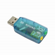External 5.1 USB 3D Audio Sound Card Adapter for PC Desktop Notebook Laptop