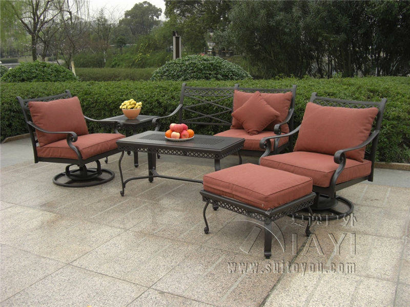 Compare Prices On Cast Aluminum Patio Furniture- Online Shopping 6-piece cast aluminum patio furniture Outdoor furniture sofa set transport by sea(China - Compare Prices On Cast Aluminum Patio Furniture- Online Shopping
