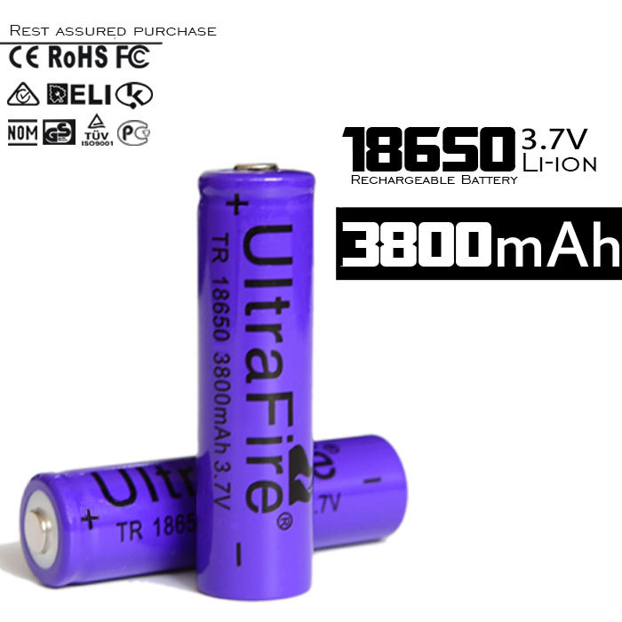 10pcs Consumer Electronics Power Source Rechargeable Batteries 18650 battery rechargeable battery for powerbank flashlight