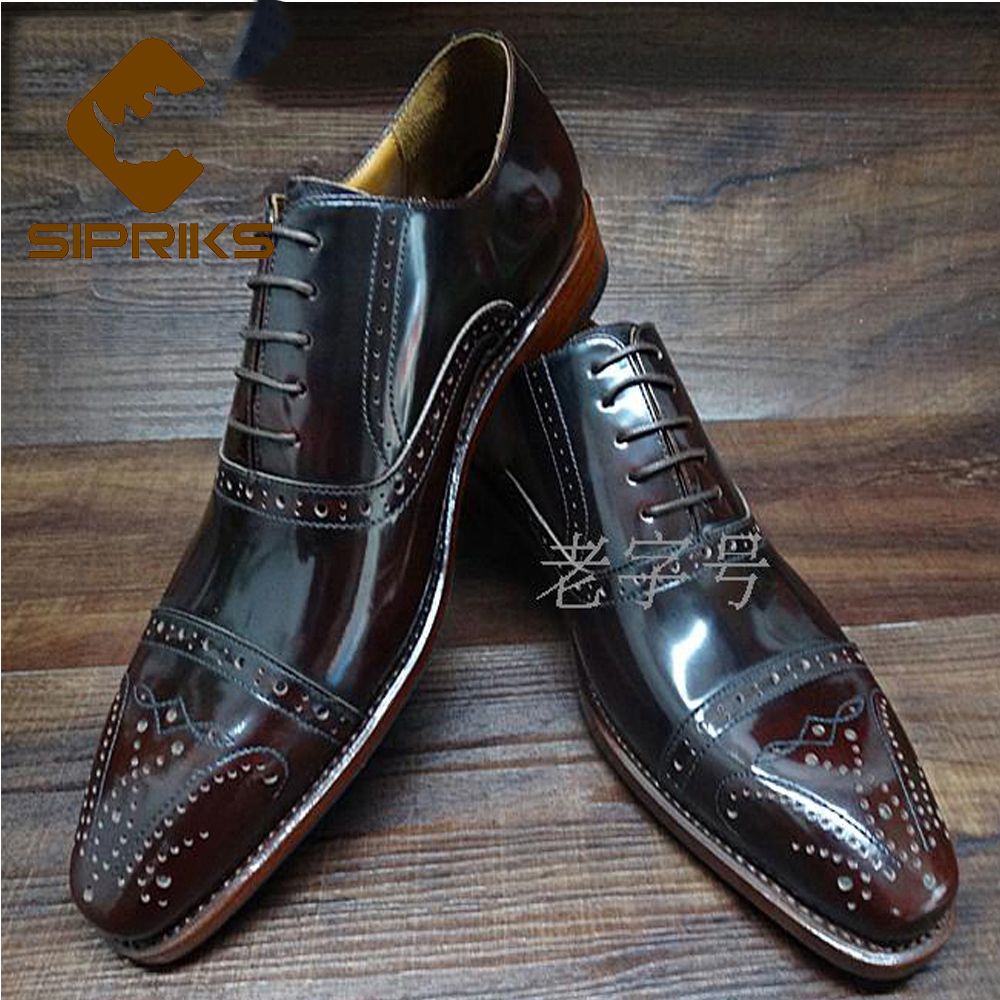 burgundy and black dress shoes