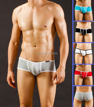 Modal Mens Sexy Boxers Briefs Underwear Boxer Brief Underwear Smooth Male Trunks Low Rise Bulge Pouch Bottoms Lingerie S M L