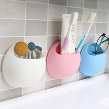 PracticalToothpaste Toothbrush Holder Wall Suction Cup Organizer Kitchen Bathroom Storage Rack Free Shipping