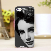 pz0006-2-4-7 Elizabeth Taylor Design cellphone cases For iphone 4 5 5c 5s 6 6plus Shell Hard Lucency Skin Shell Case Cover