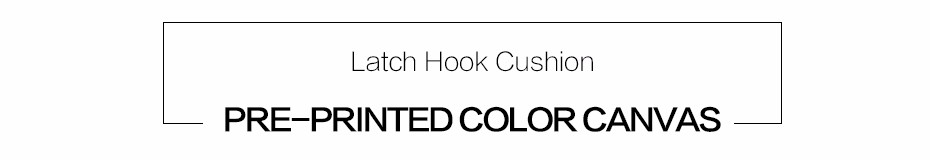 Pre-printed color canvas