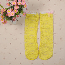 Hot Sale Kids Girls Sheer Lace Mesh Knee Socks Princess Tube Stocking Legging 2 7Y