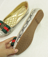 A new Korean round bow shoes leisure shoes code