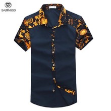 Men Short Sleeve Shirt Brand Designer Camisa Cotton Men 5XL Shirts Solid Color Mens Dress Shirts Masculina S M L