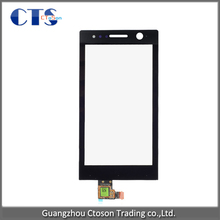 Mobile Phone Accessories Parts for Sony ST25i touch screen panel front touchscreen digitizer glass phones telecommunications