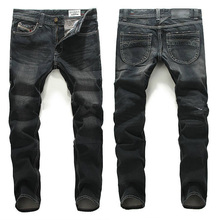 2016 New Famous Brand Disel Jeans High Elasticity Straight Denim Pants Men Homme Ripped DSQ Jeans Male Biker Jeans