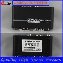 2015 Gopro Accessories Top Vga Splitter Box 4 Port 1 To Video Signal 550mhz 1920*1440/60hz For Projector Pdptv