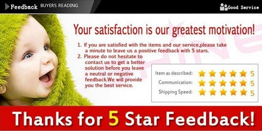 5 star feedback