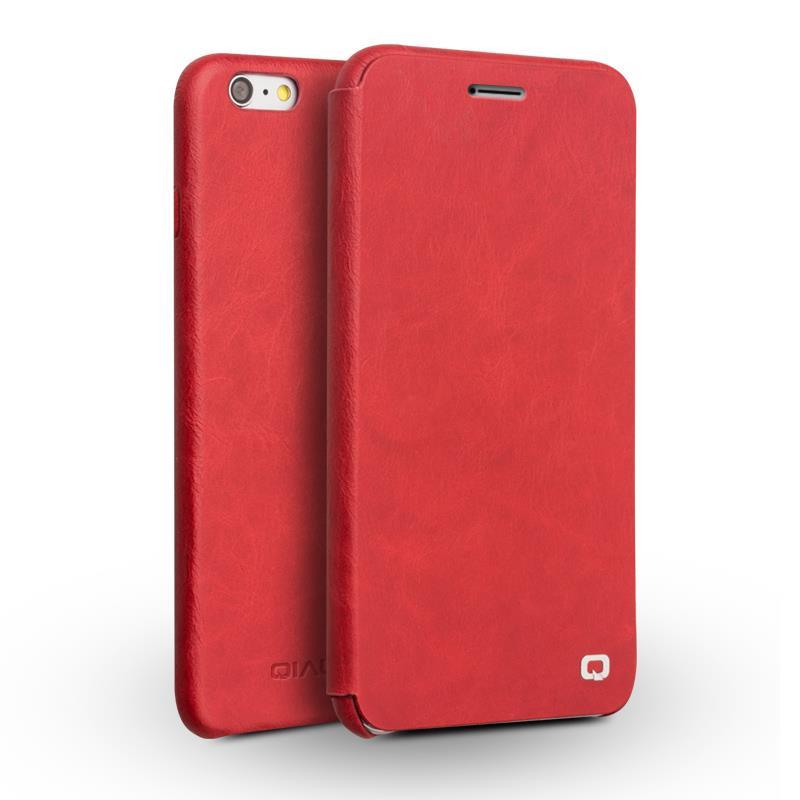 Здесь можно купить  2015 QIALINO Hot Selling Best Quality Brown Genuine Leather Case for iPhone6 4.7inch Flip Cover for iPhone 6+ plus 5.5inch  Телефоны и Телекоммуникации
