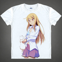 Sakurasou T-shirts Pet kawaii Japanese Anime t shirt Manga Shirt Cute Cartoon shiina mashiro Cosplay shirts 37179321488 tee 541
