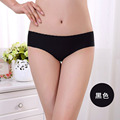 Underwear Women Solid comfortable Briefs ice silk one piece bottom crotch cotton ladies Panties low waist
