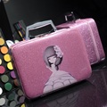 Cosmetic bag bag lovely portable high capacity portable Wash Bag Cosmetic Bag mail box small professional