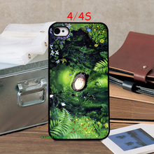 The Cartoon My Neighbor Totoro Printed Protective Phone Cases Cover for iPhone 5c 5s 5 4s 4 i6 i6 plus Mobile Accessories Shell