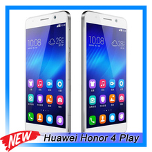 Original Huawei Honor 4 Play 5.0” Android 4.4 4G SmartPhone MSM8916 Quad Core 1.2GHz RAM 1GB+ROM 8GB FDD-LTE&WCDMA&GSM Dual SIM