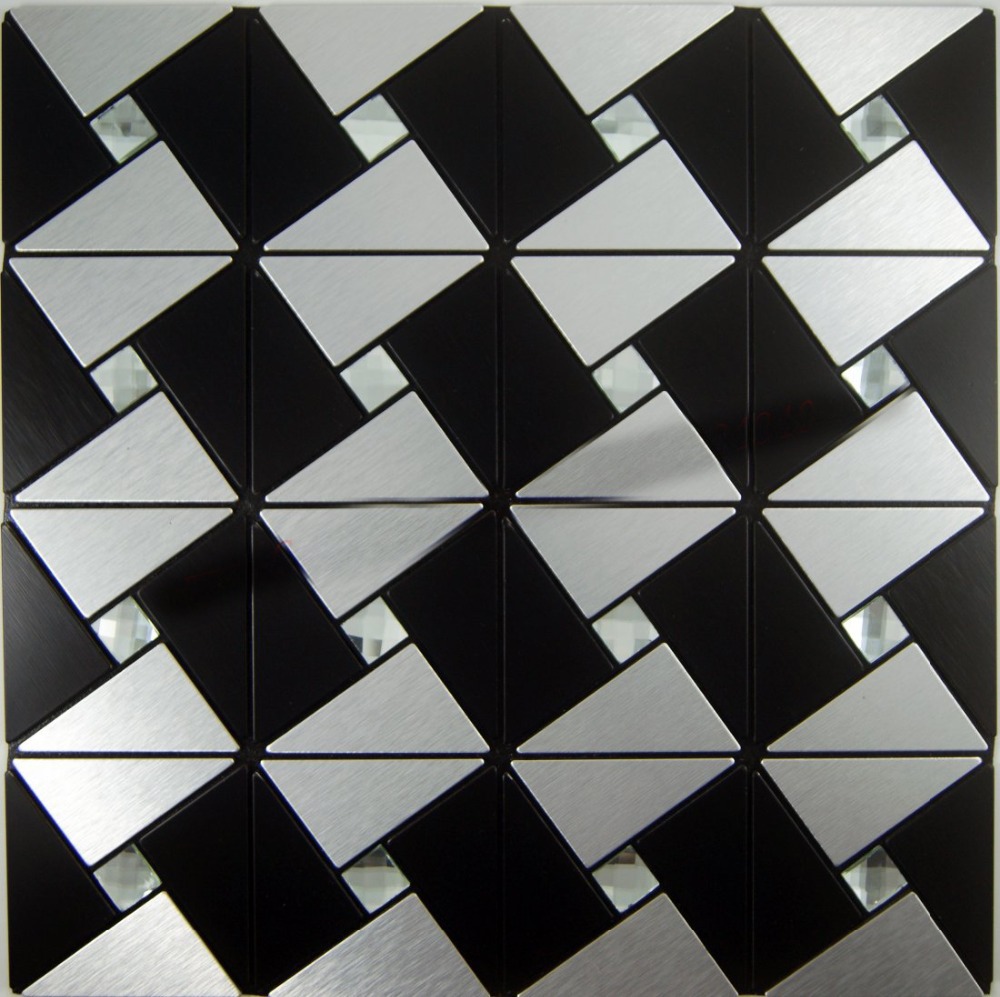 Mirror mosaic kitchen backsplash. random strip glass mirror tiles ...