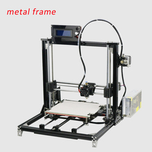 High quality 3D Printer Rostock Mini 3D Printer DIY Kit ABS PLA filament printer with 8GB SD card LCD one roll Filament for Free