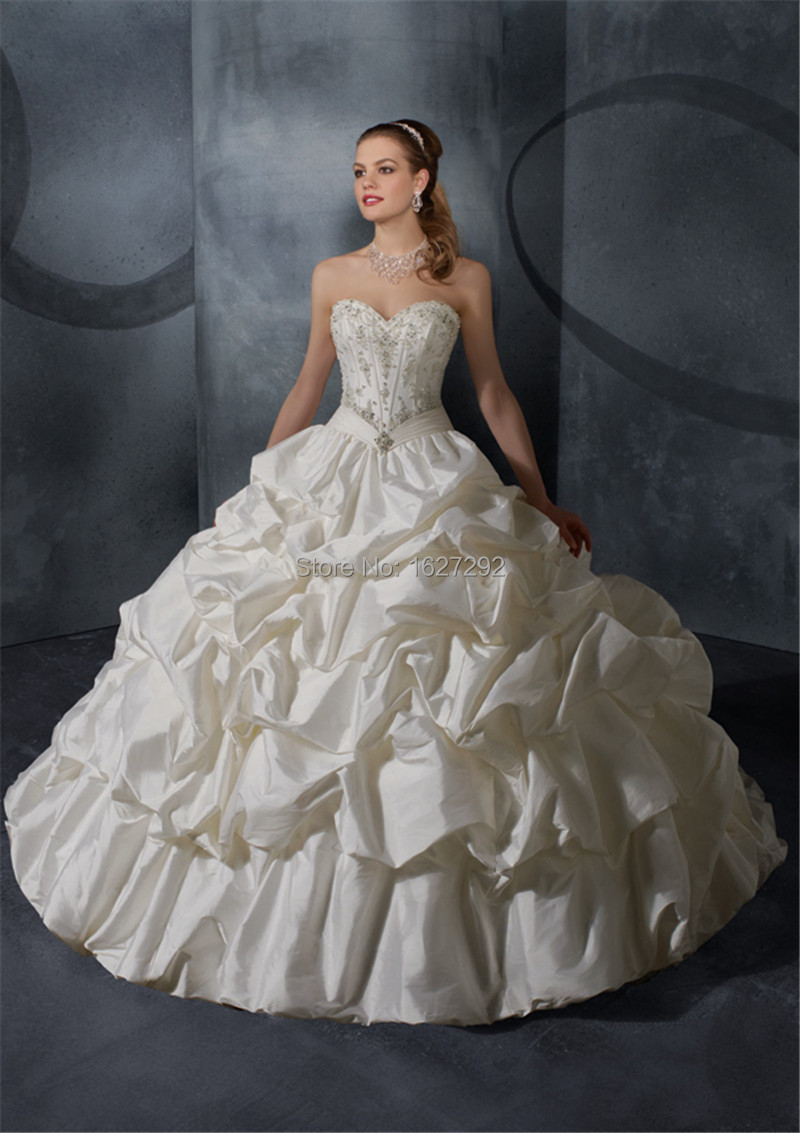 Custom Made Wedding Gowns Vestidos Noivas Crystal Beading A Line Wedding Dress Vestido De Casamento Robe
