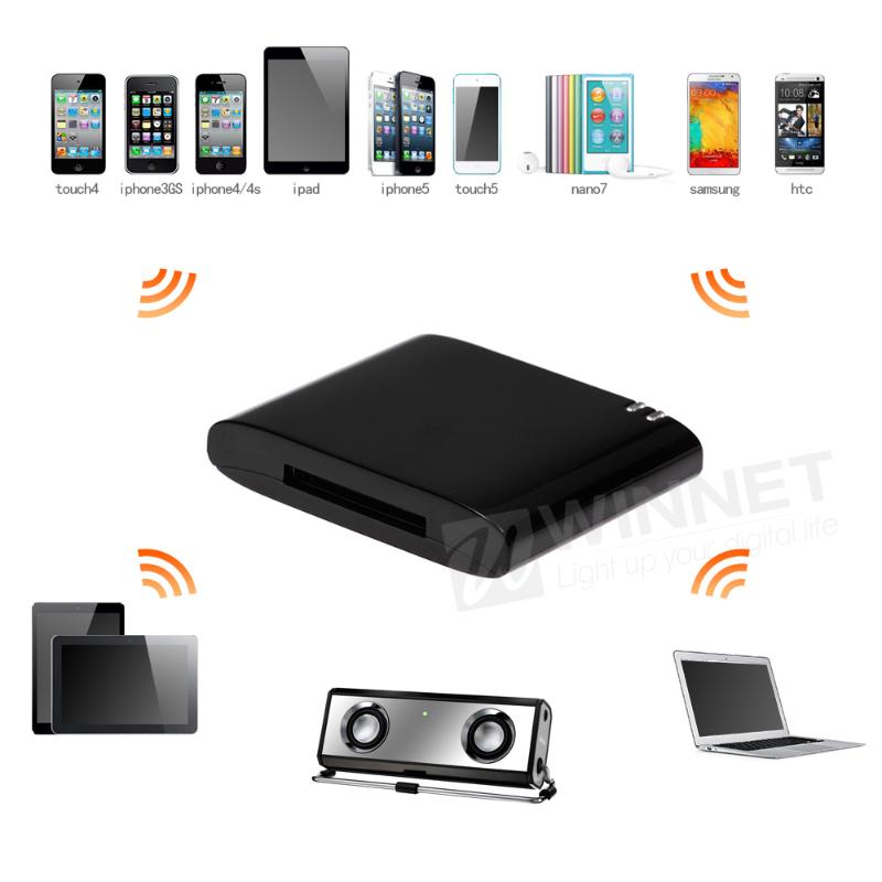 CARCHET Bluetooth 2.1 Audio Receiver Wireless Music Streaming Adapter for iPod iPhone