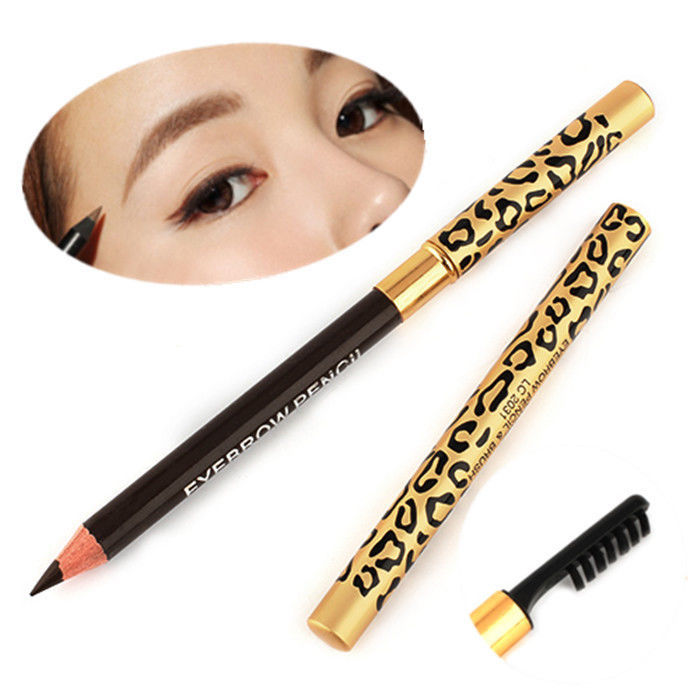 Wholesale 1PC Perfect Waterproof Longlasting Eyeliner Double Use Eyebrow Eye Brow Pencil Brush Makeup Free Shipping