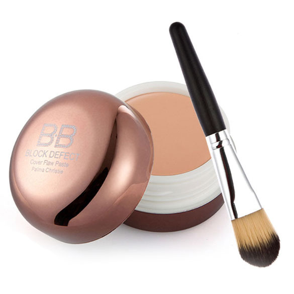 Free Shipping Blemish Concealer Cream Smooth Moisturizing Makeup Cover Foundation Brush 2015 New