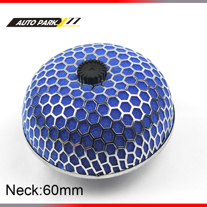 60mm neck air filter for car universal filter air turbo high flow racing cold engine air intake filter