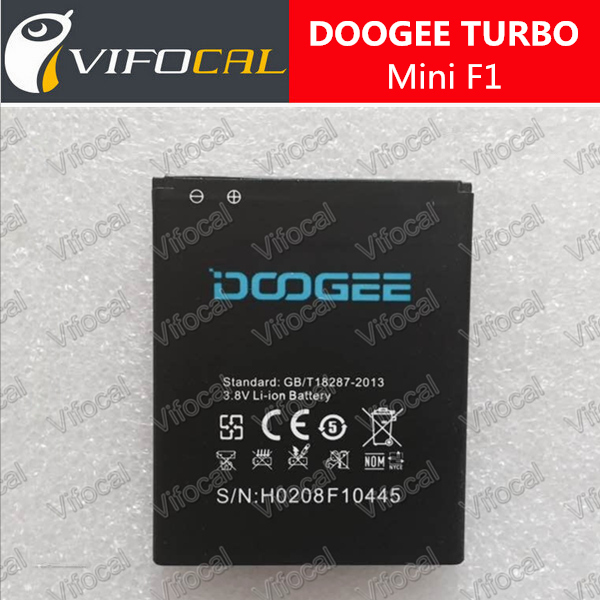 DOOGEE F1 battery Turbo Mini 100% Original New 2000mAH Cell Phone Replacement backup Bateria + Free Shipping - In Stock