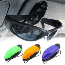 Car Glasses Holder Auto Vehicle Visor Sunglass Eye Glasses Business Bank Card Ticket Holder Clip Support +Color Random hot New