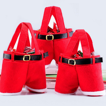 Симпатичные брюки сумки новогоднее украшение сумка для конфеты детские игрушки Orgnizing всякую всячину 3 размер