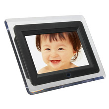 CE Certificated 7Inch TFT LCD Digital Photo Movies Frame Wide Screen Desktop W LED Light Flash