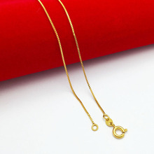 New Arrivel Wholesale Free shipping 24k gold necklace Fashion Chain necklace fashion men s jewlery B066