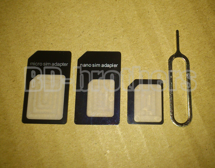 black sim adapter