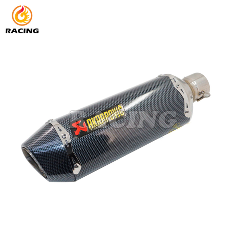 Motorcycle Exhaust Pipe Muffler pipe For CBR CB400 CB600 CBR1000 Z750 Z800 Z1000 ER6N Exhaust Muffle pipe