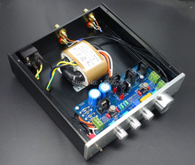 Finished F1 Class A preamp-amplifier tone power Treble / midrange / bass adjustment with Gold seal op amp LME4972HA