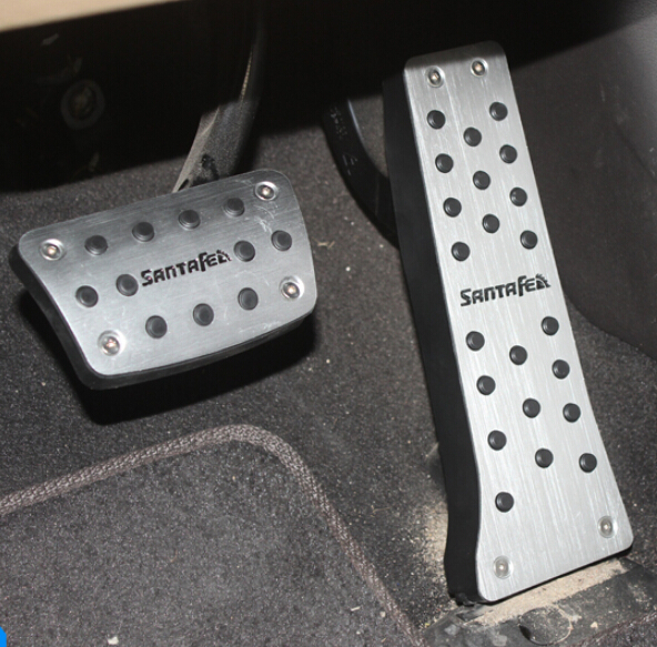 Automobile(2/p) Aluminum alloy rest pedal, brake pedal the accelerator pedal for HYUNDAI Santa Fe(IX45)