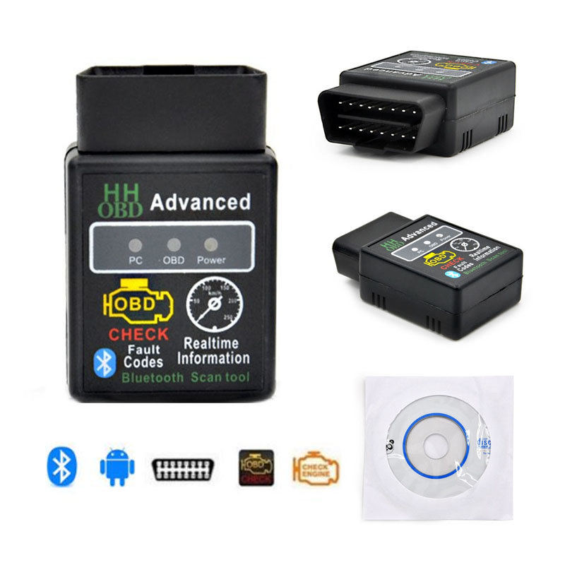 Mini Hh Obd Advanced Elm Bluetooth V Obd Scan Tool Car