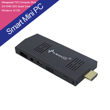 Meegopad T02 2G RAM 32G ROM Unbutu OR Windows 10 Mini PC TV Stick Quad Core