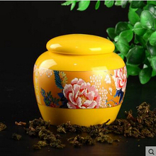 New 2015 on glazed bone china storage ceramics 6 6 5cm tea caddy tea coffee tools