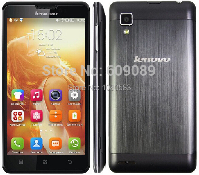 Original Lenovo P780 Quad Core Cell Phones Android Smartphone 5 HD Screen Mobile Phone Gorillas II
