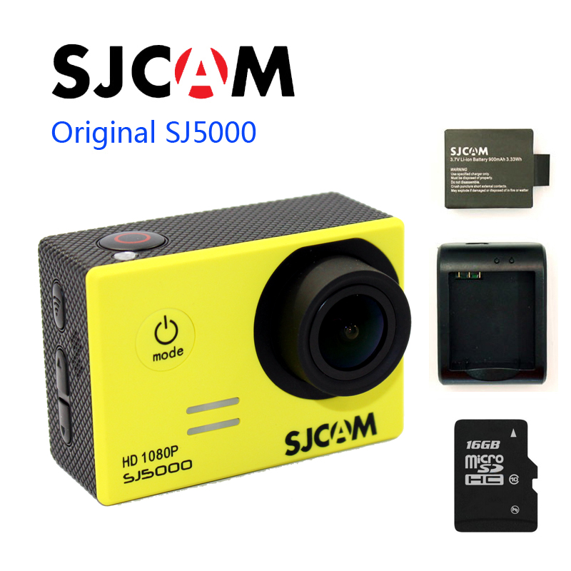  !  SJCAM SJ5000 1080 P Full HD    +  1 .  +   + 16  TF 